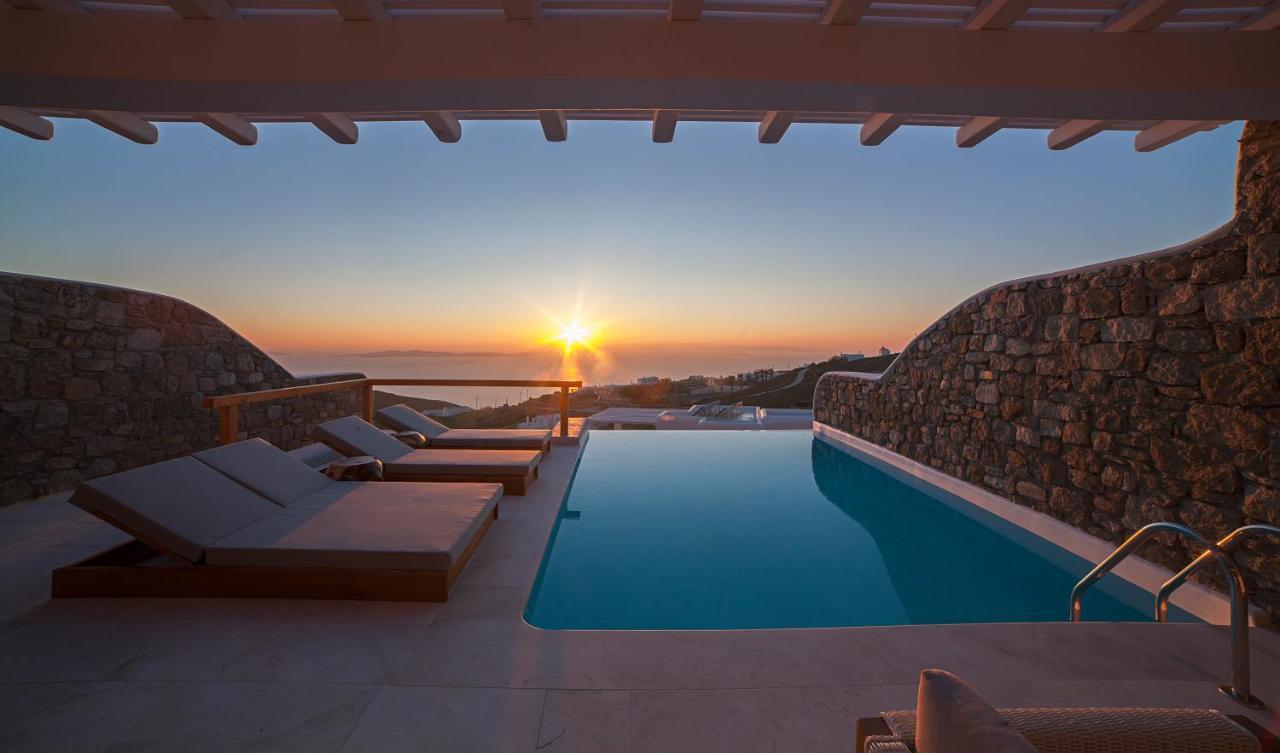 Villa Apollo-Private Pool-Amazing View Mykonos Town Экстерьер фото